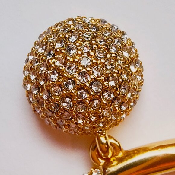 J.CREW PAVE CRYSTAL CIRCLE EARRINGS - Picture 8 of 10